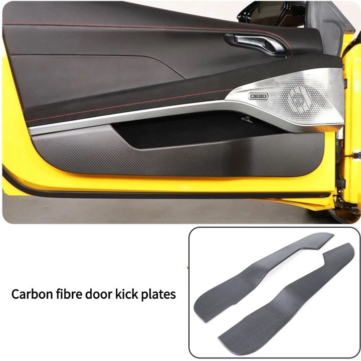 Carbon fibre door kick-out panels for Lotus EMIRA