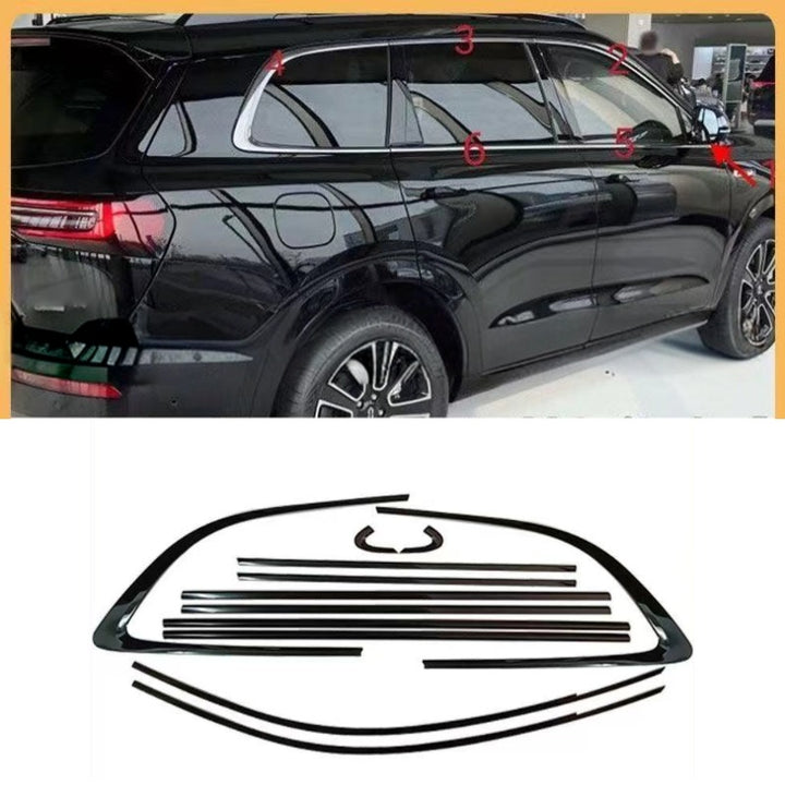Car window trim strips suitable for HUAWEI AITO M5, M7, and M9