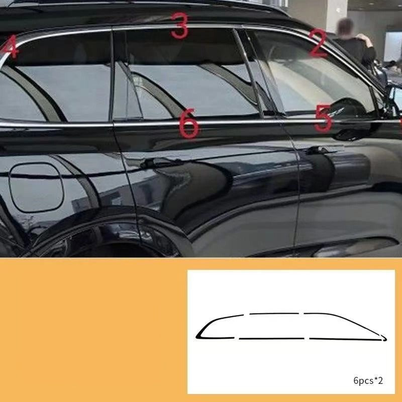 Car window trim strips suitable for HUAWEI AITO M5, M7, and M9