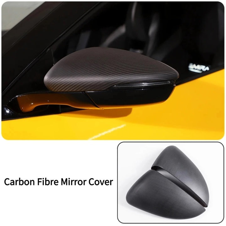 Carbon fibre door kick-out panels for Lotus EMIRA