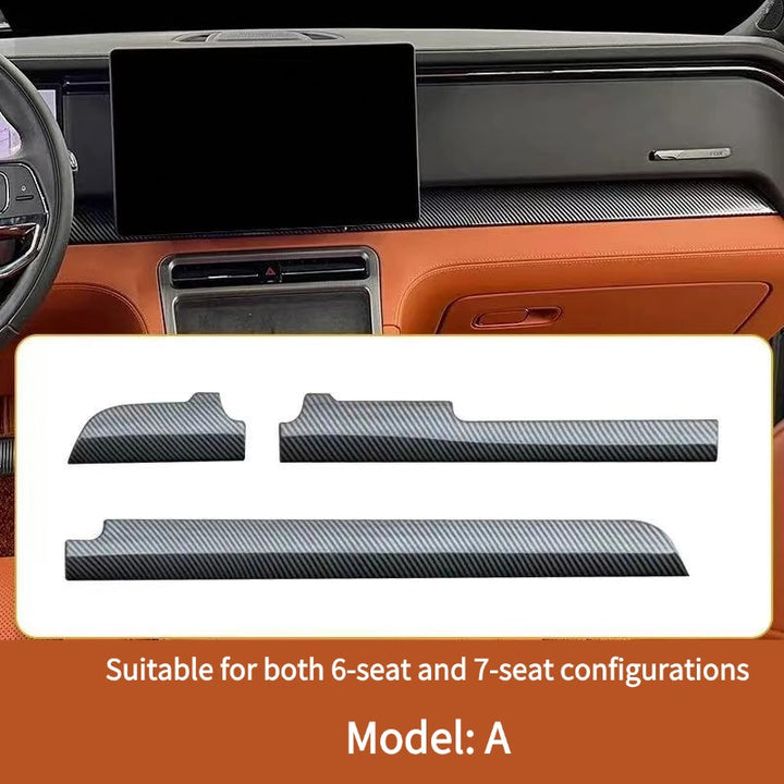 Car Interior Carbon Fiber Protective Panel for ROX 01