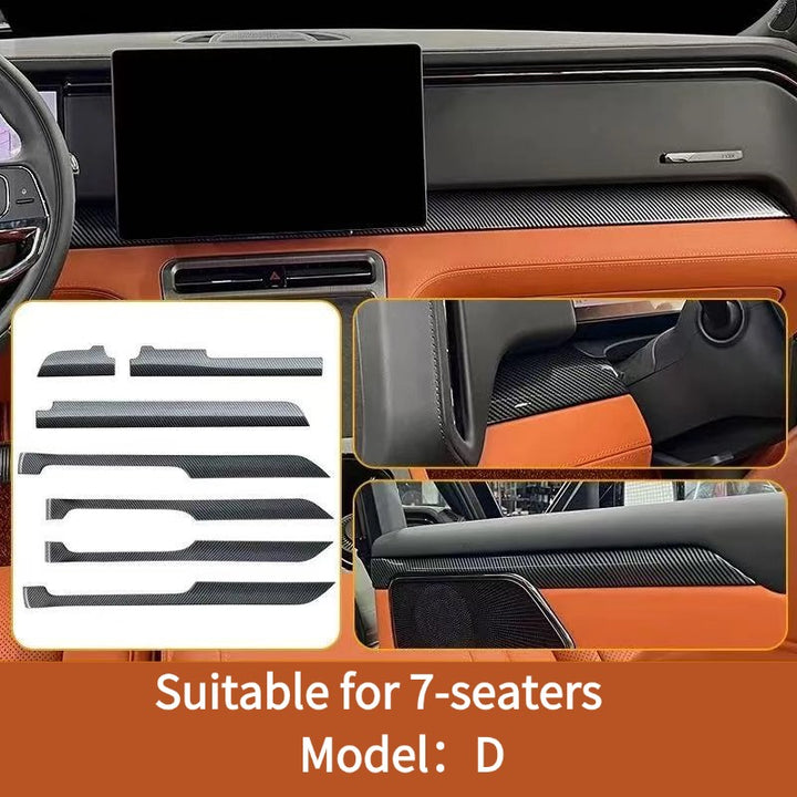 Car Interior Carbon Fiber Protective Panel for ROX 01