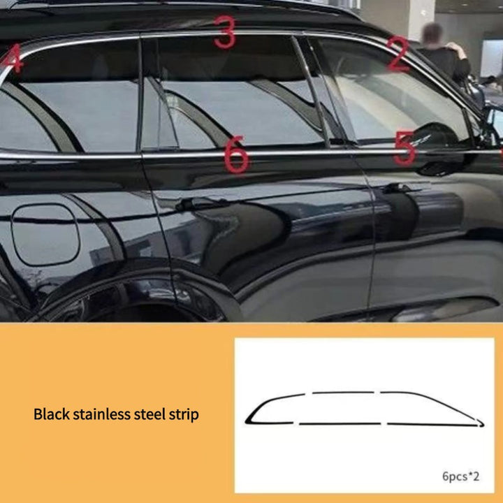 Car window trim strips suitable for HUAWEI AITO M5, M7, and M9