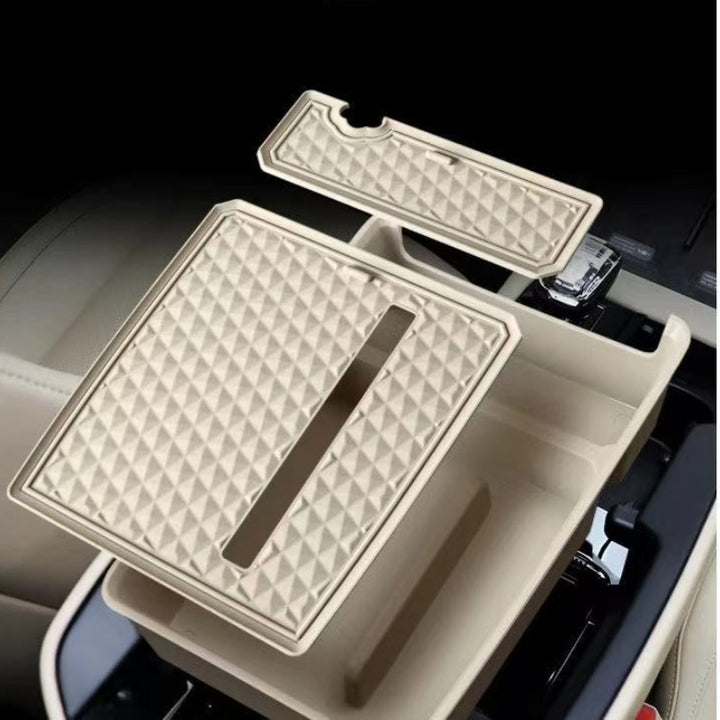 Car Armrest Box Storage Box & Charging Protection Mat for HUAWEI AITO M7