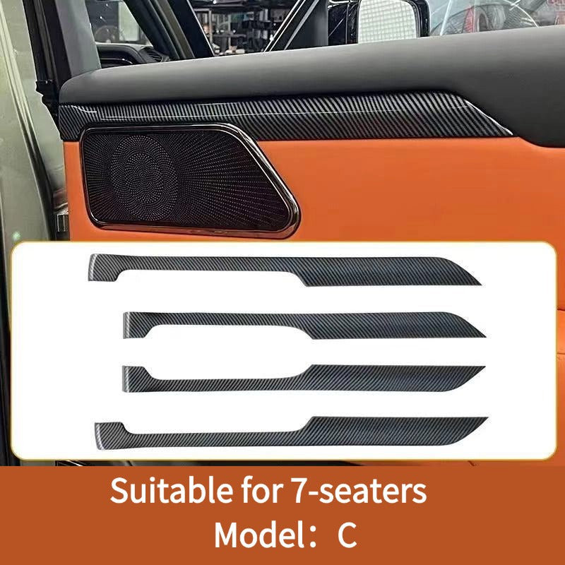 Car Interior Carbon Fiber Protective Panel for ROX 01