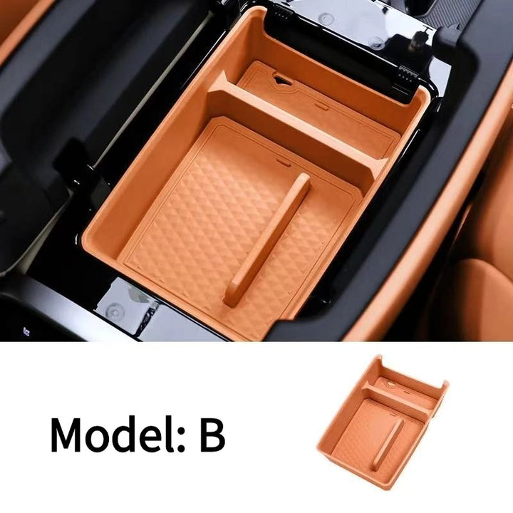 Car Armrest Box Storage Box & Charging Protection Mat for HUAWEI AITO M7
