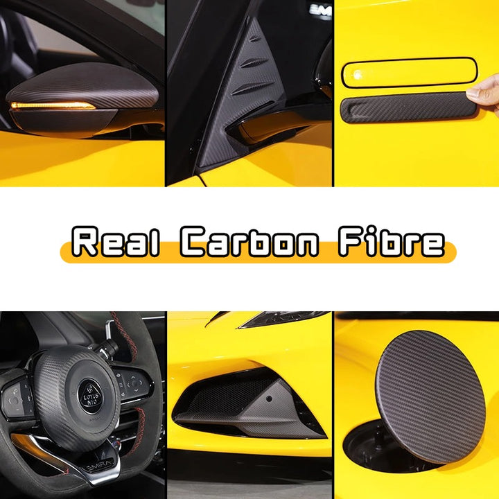 Carbon fibre door kick-out panels for Lotus EMIRA