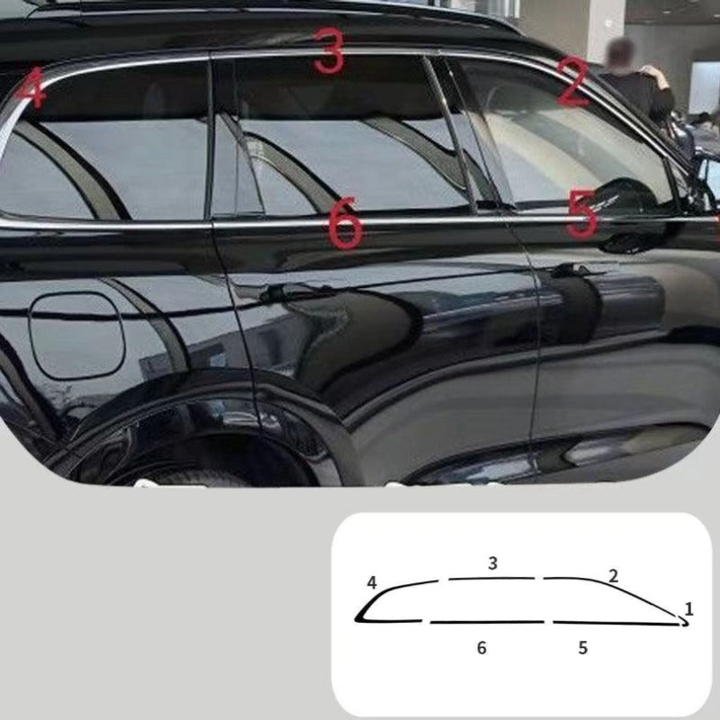 Car window trim strips suitable for HUAWEI AITO M5, M7, and M9