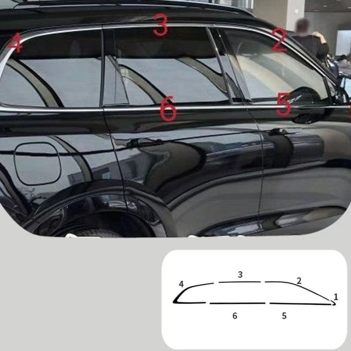 Car window trim strips suitable for HUAWEI AITO M5, M7, and M9