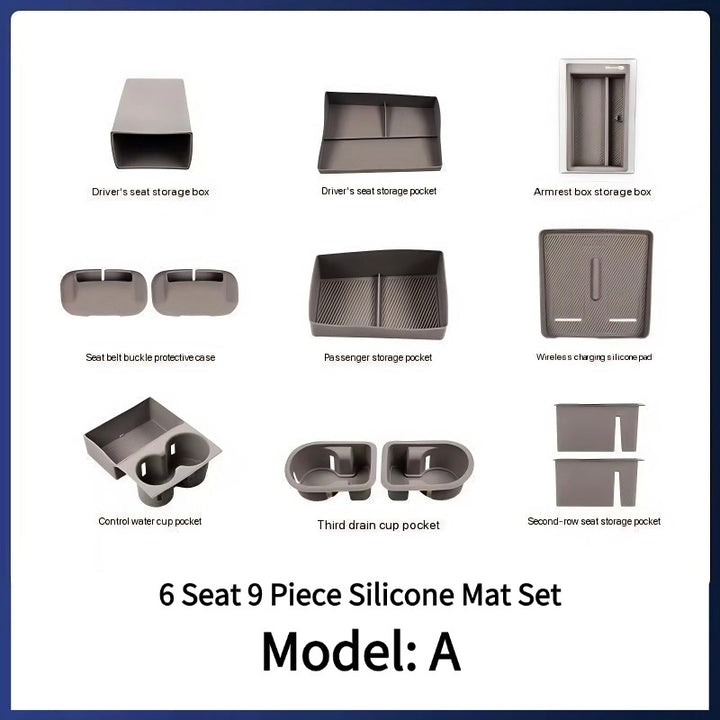 Car Centre Interior Silicone Mat for HUAWEI AITO M9