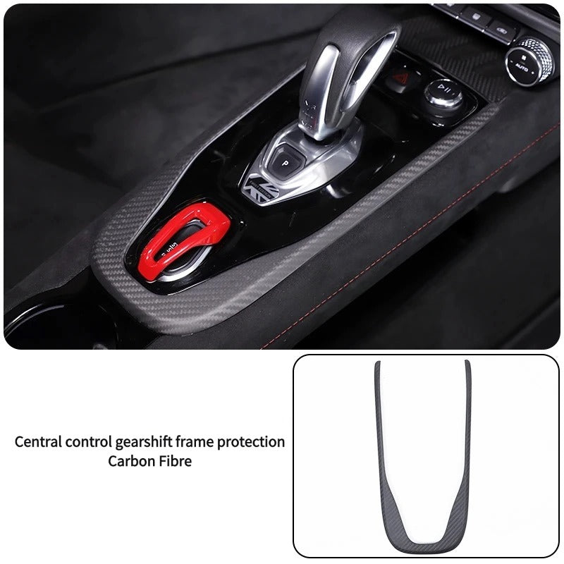 Carbon fibre protection for car mirrors for Lotus Emira