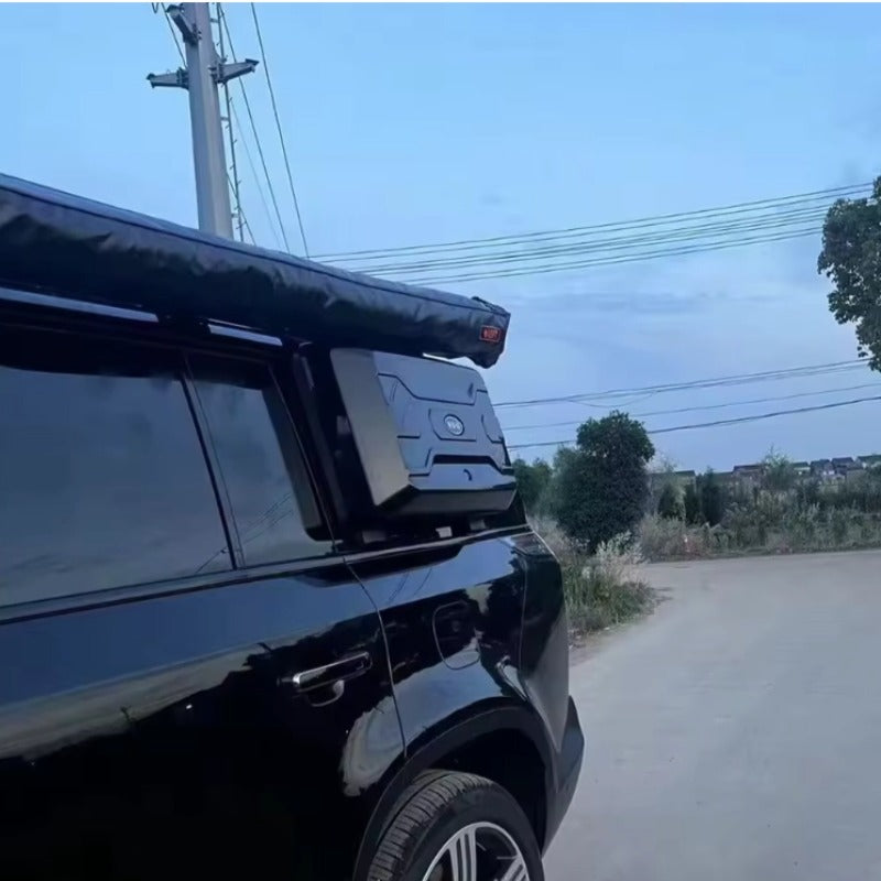 ROX 01 Car Ladder & Side Window Backpack Storage Box & Roof Travel Rack