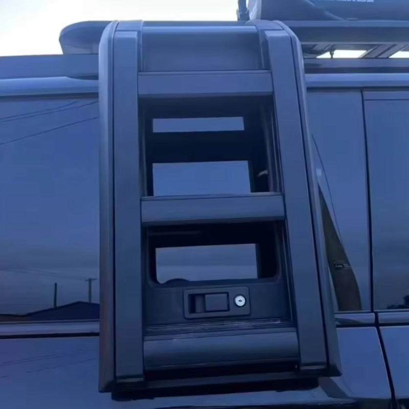 ROX 01 Car Ladder & Side Window Backpack Storage Box & Roof Travel Rack