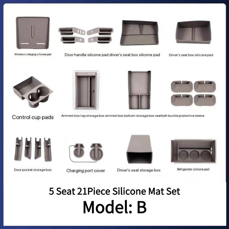 Car Centre Interior Silicone Mat for HUAWEI AITO M9