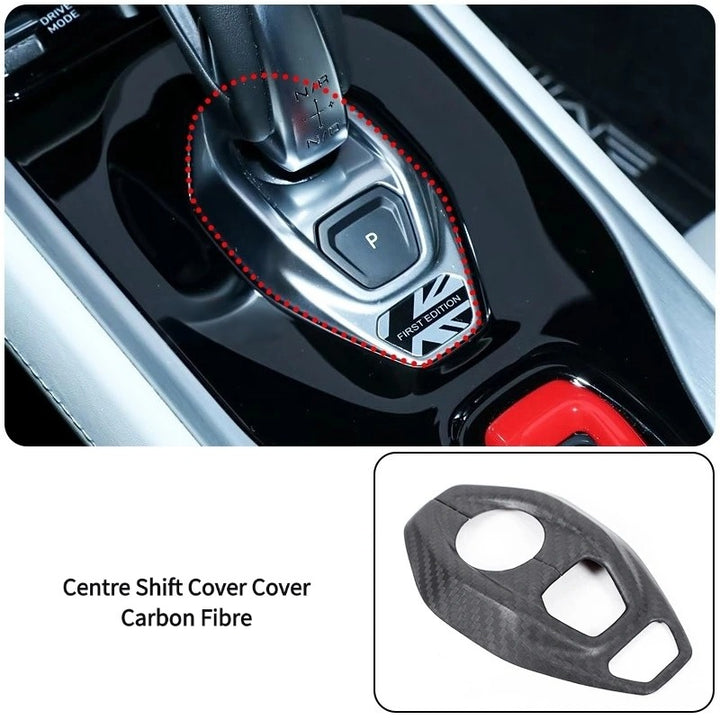 Carbon fibre protection for car mirrors for Lotus Emira