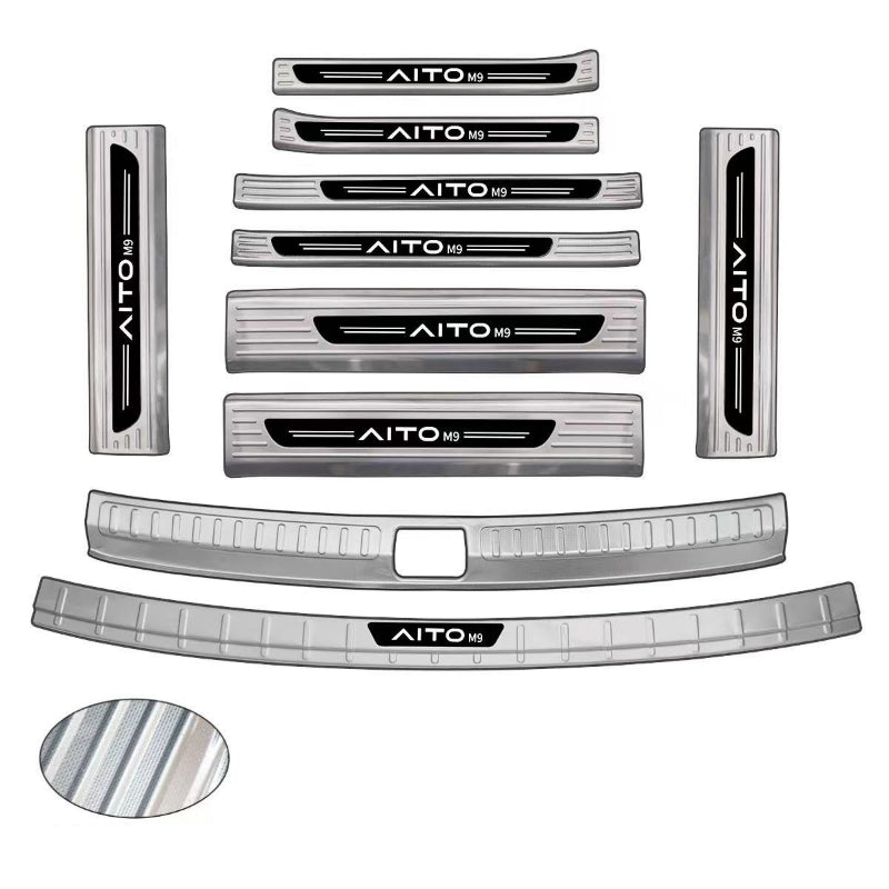 Automotive anti-scratch door sill strip for HUAWEI AITO M9