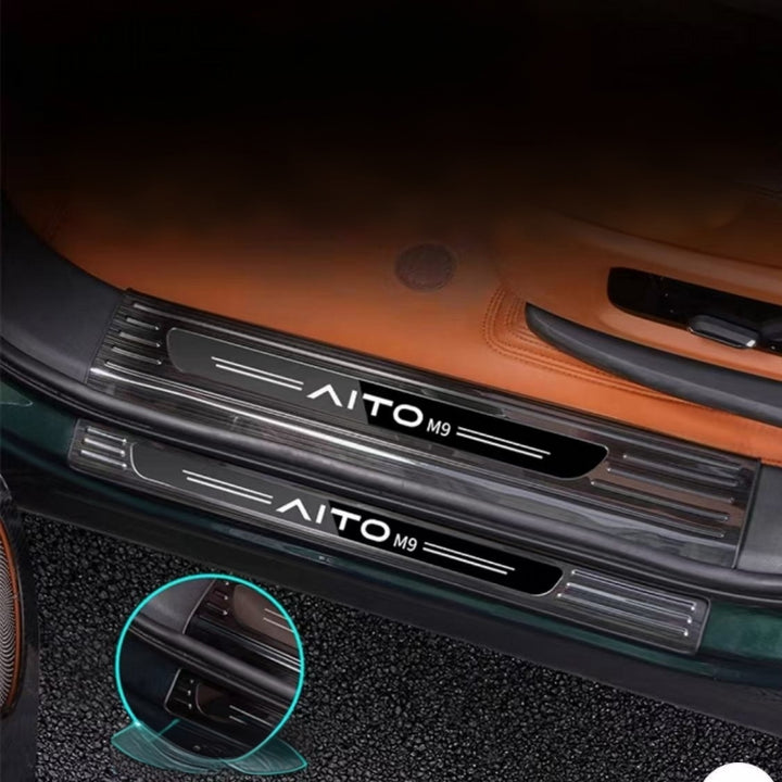 Automotive anti-scratch door sill strip for HUAWEI AITO M9