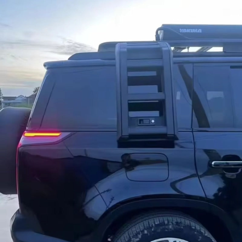 ROX 01 Car Ladder & Side Window Backpack Storage Box & Roof Travel Rack