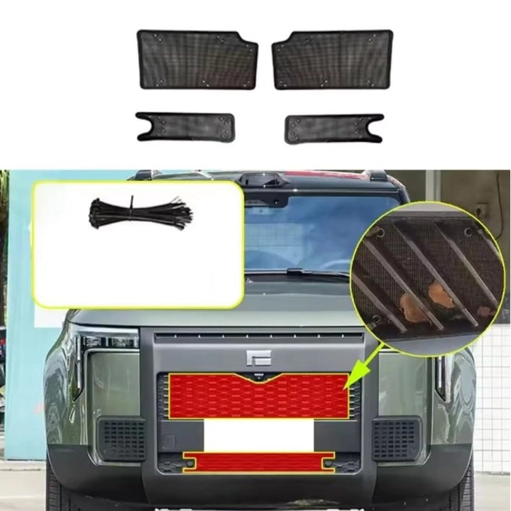 Car Front Center Insect mesh Grille For ROX 01