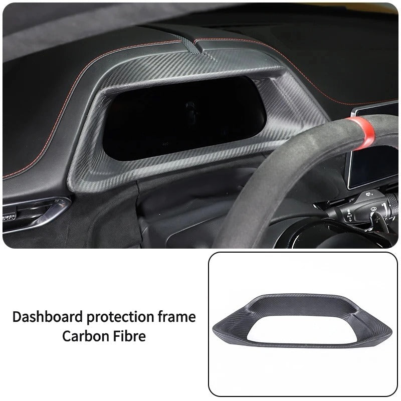 Carbon fibre protection for car mirrors for Lotus Emira
