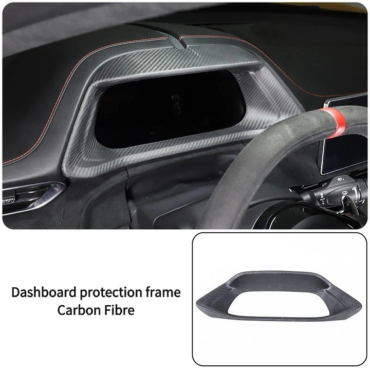 Carbon fibre protection for car mirrors for Lotus Emira