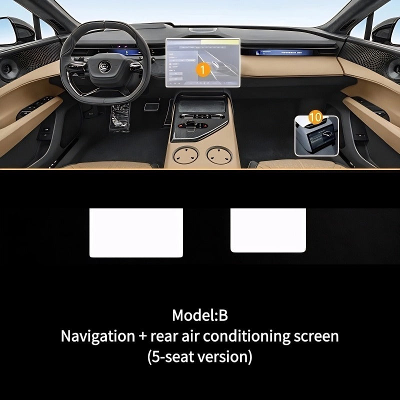 Navigation Dashboard Tempered Film For Lotus Emeya