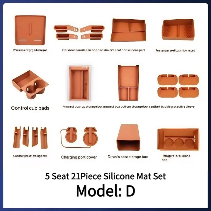 Car Centre Interior Silicone Mat for HUAWEI AITO M9