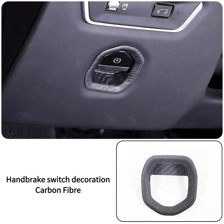 Carbon fibre protection for car mirrors for Lotus Emira